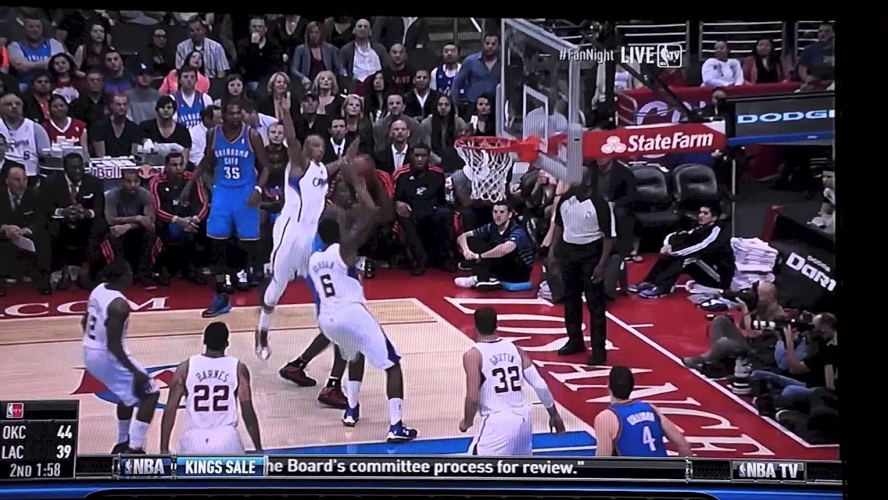 Basketball Referee Fail 2013 Clippers vs. OKC