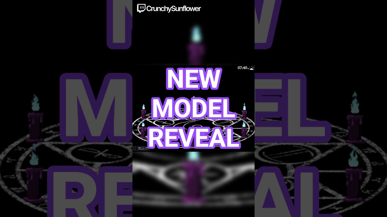 new model reveal! ✨ #vtuber #crunchysunflower