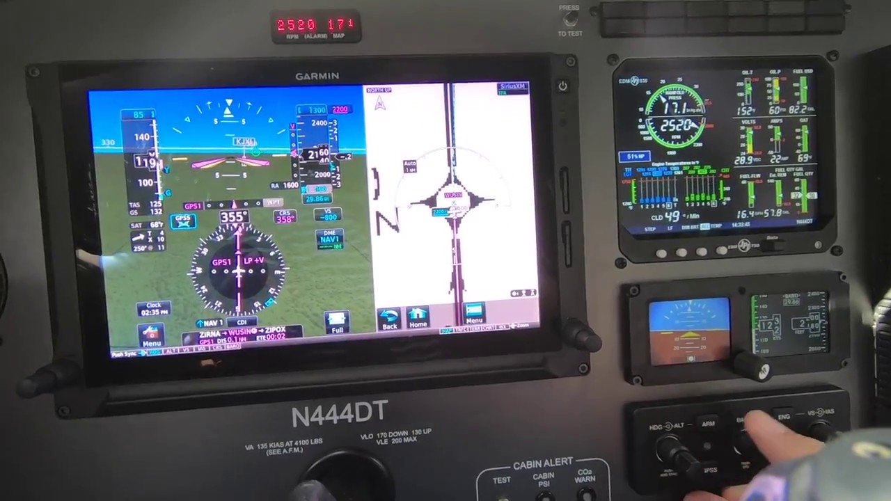 Функция Garmin GTN VNAV