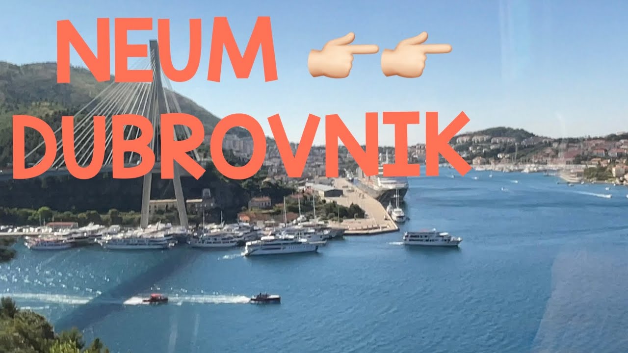 Jadę z NEUM do DUBROWNIKA: Most Pelješac, granica, 500-letni platan, ostrygi, historia Dubrovnika 4K