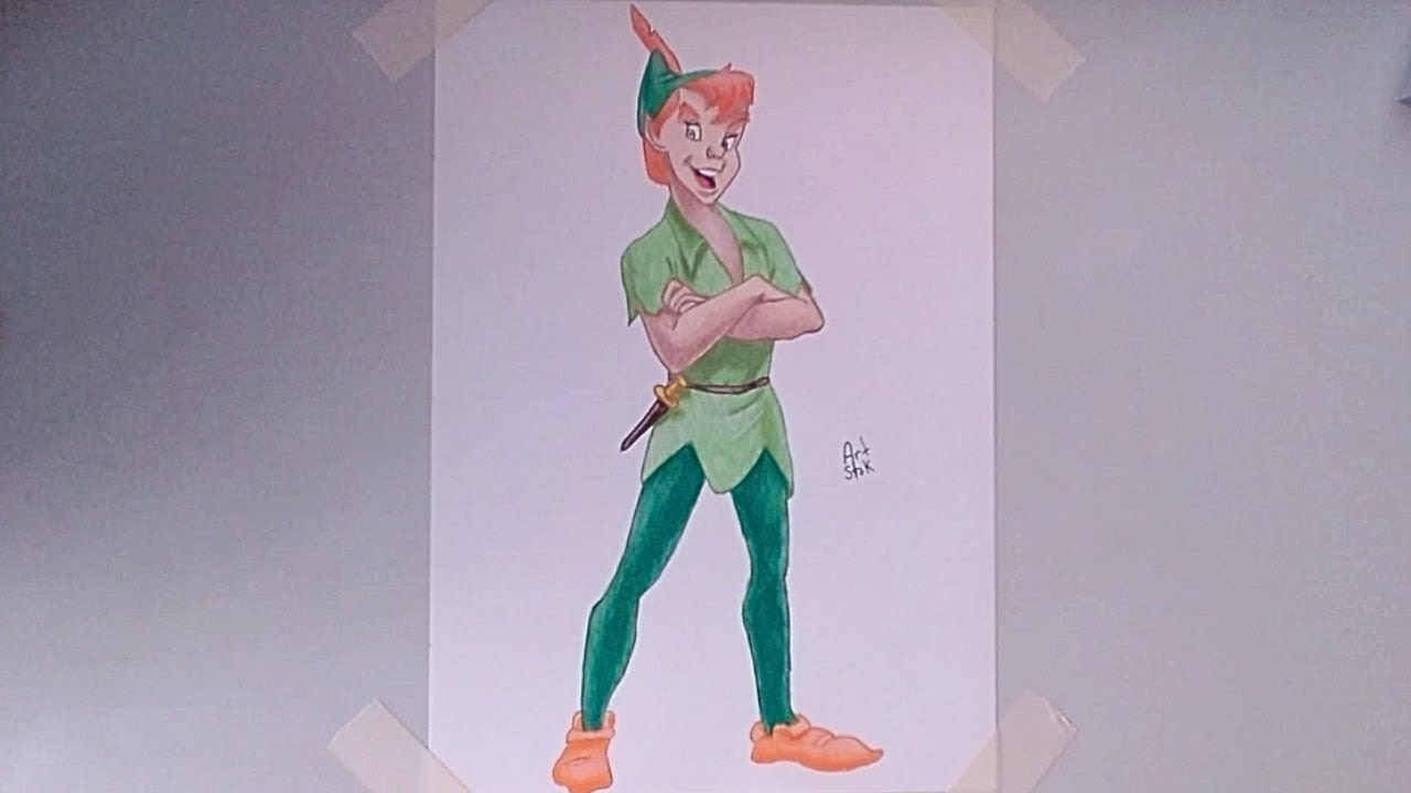Desenhando o Peter Pan