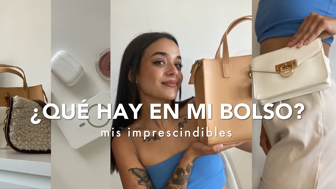 ¿Qué hay en mi bolso? | Mis imprescindibles: maquillaje, accesorios & más