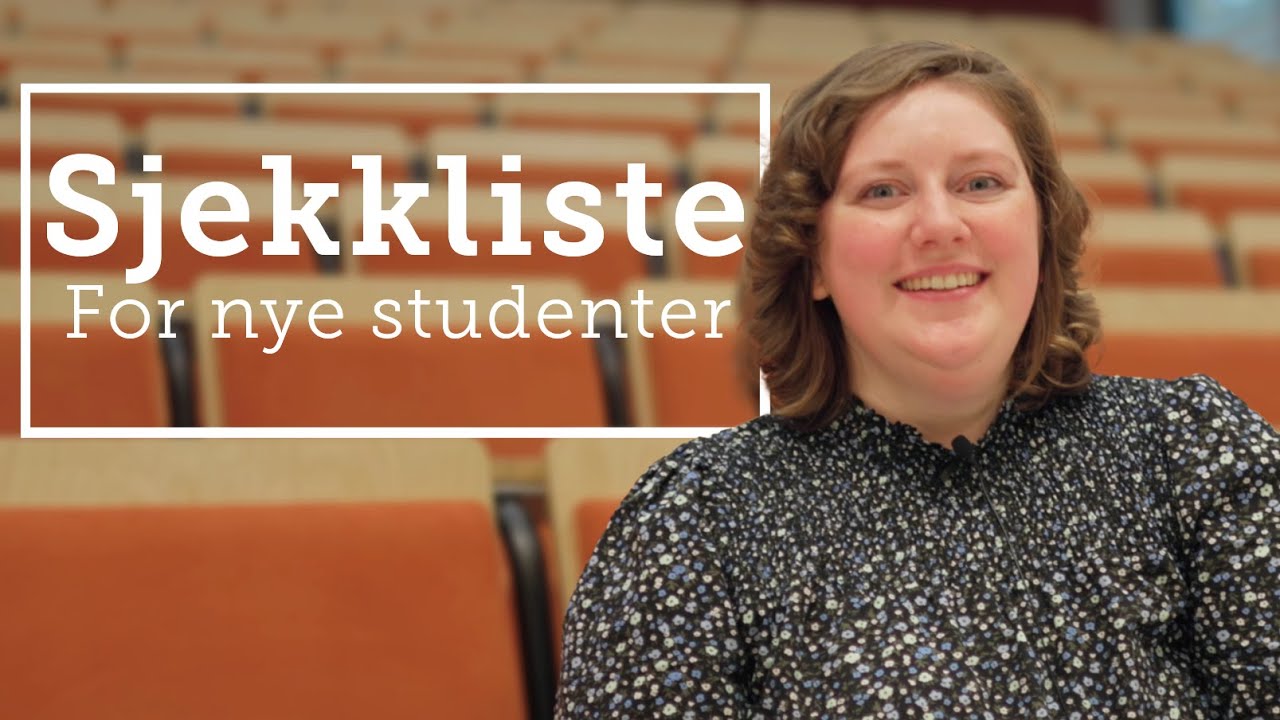 Sjekkliste for nye Nord-studenter
