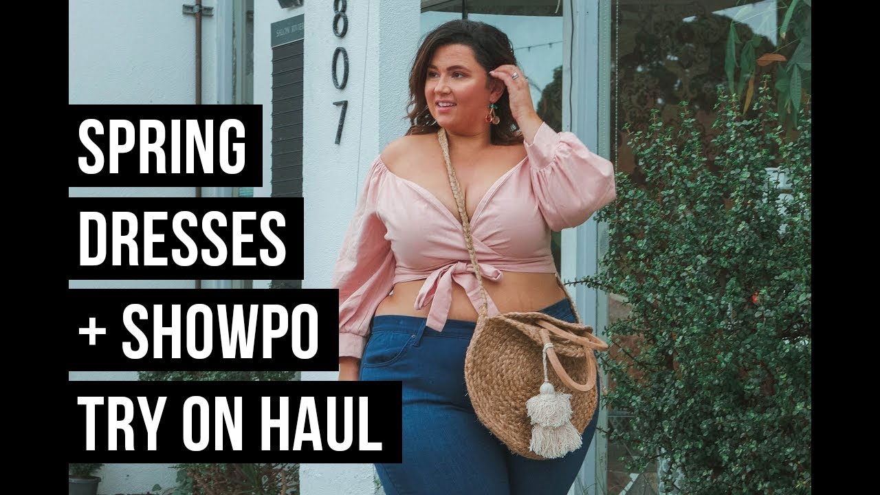 PLUS SIZE FASHION TRY ON HAUL | Spring Dresses & ShowPo Goodness! | Sometimes Glam