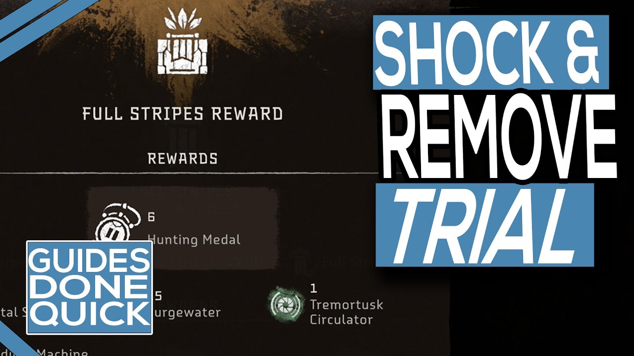 Horizon Forbidden West: руководство по испытанию Shock And Remove, охотничьи угодья