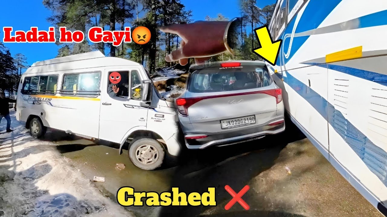 Bus k sath Lag Gayi Gadi😡/peeche nahi kru ga gaadi🤙❌/Bad experience in patnitop 💯💥