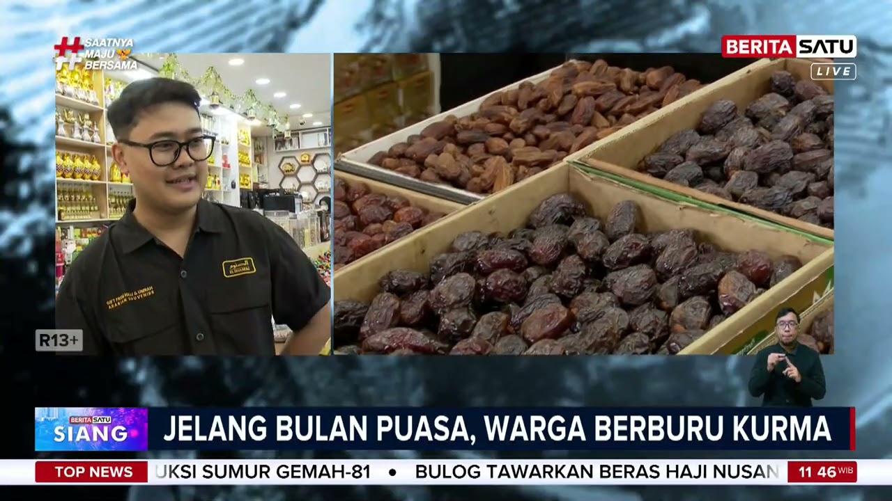 Jelang Puasa, Penjualan Kurma di Tanah Abang Meningkat Tajam #beritasatu