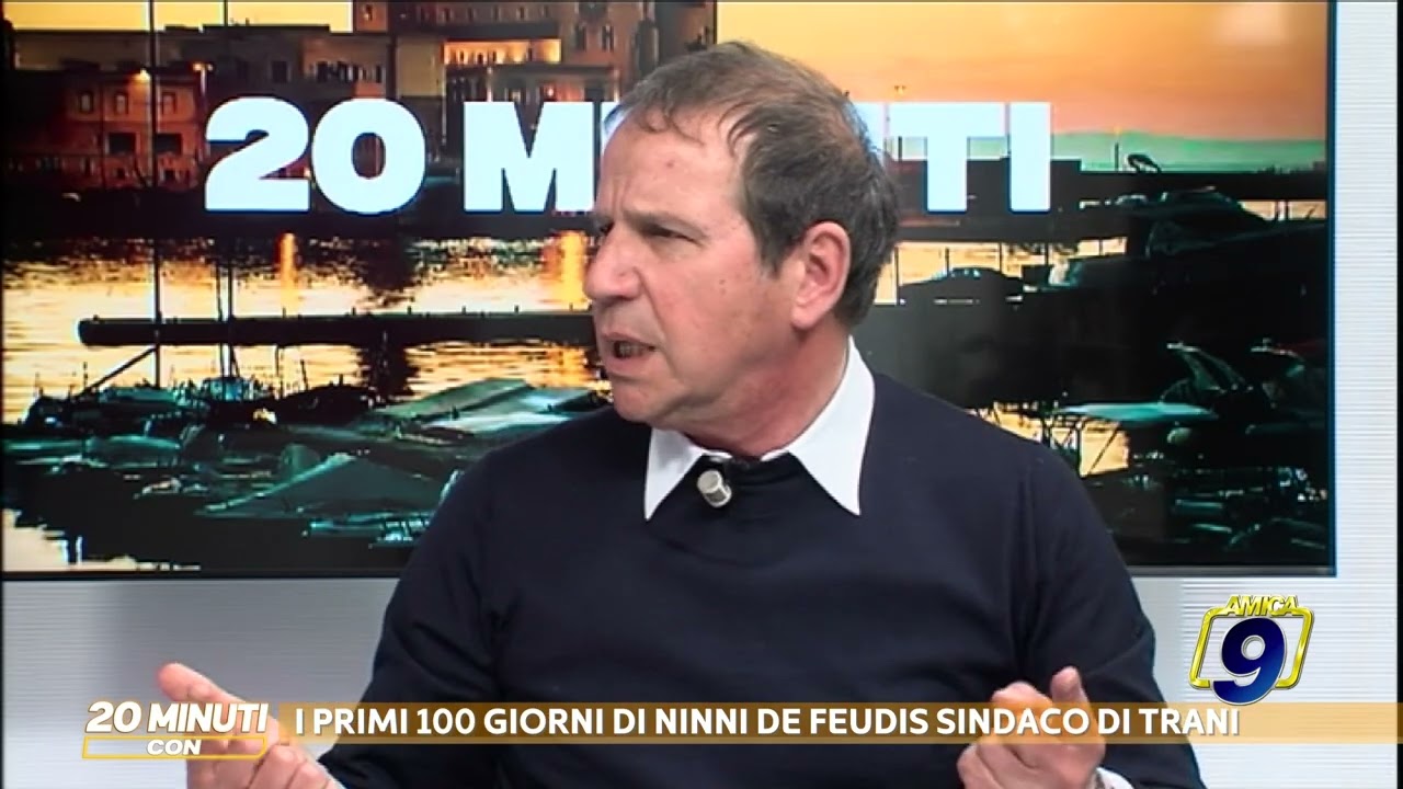 “20 minuti con Ninni De Feudis”: i primi 100 giorni da sindaco di Trani