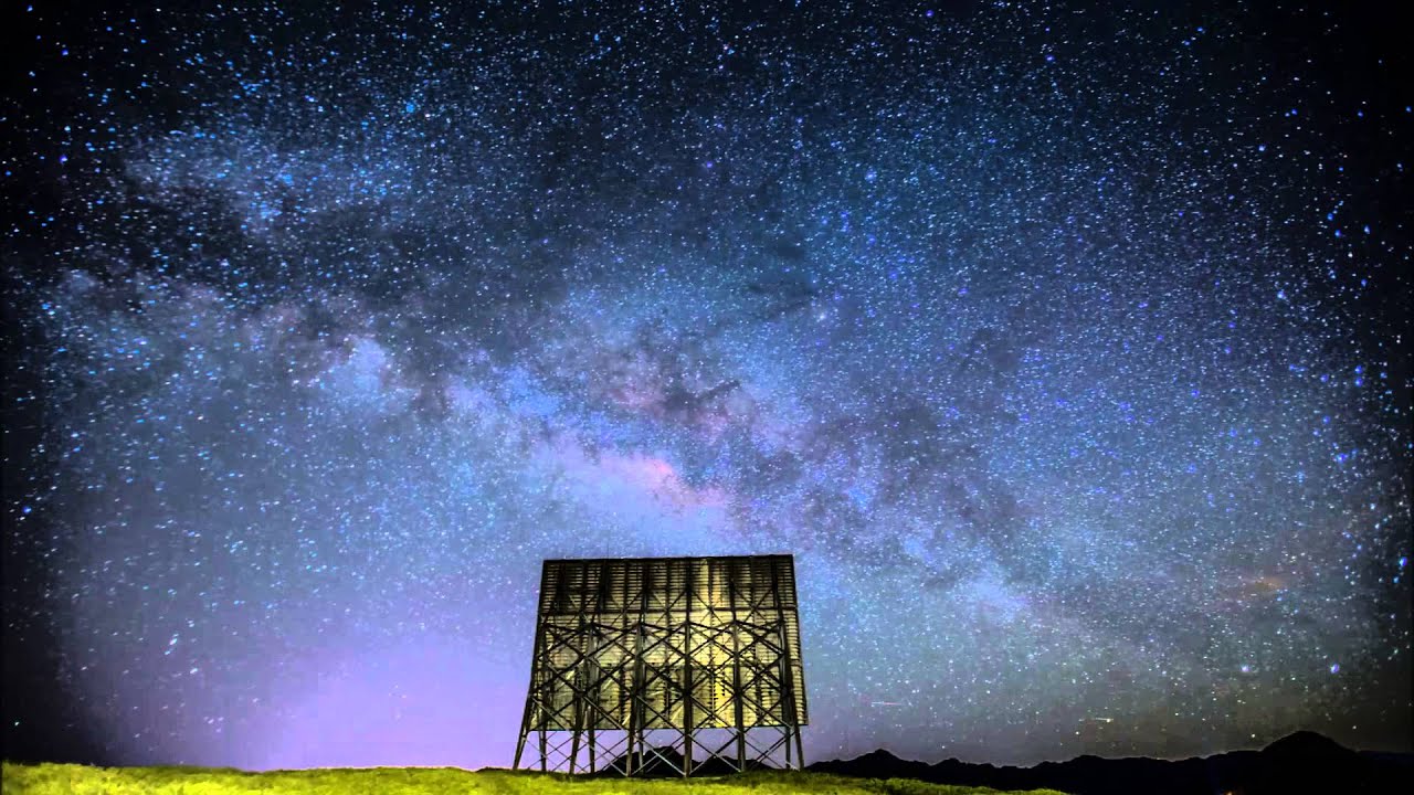 合歡山北峰反射板縮時