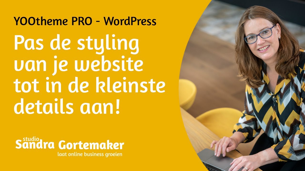 Vormgeving van je website aanpassen met het YOOtheme PRO thema voor WordPress