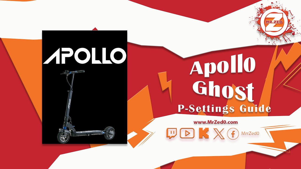 Apollo Ghost P-Settings [Works On Most Electric Scooters]