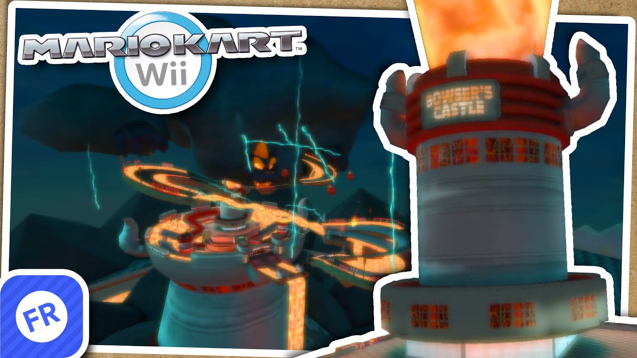 Mario Kart World's Bowser's Castle in Mario Kart Wii! (Custom Track)