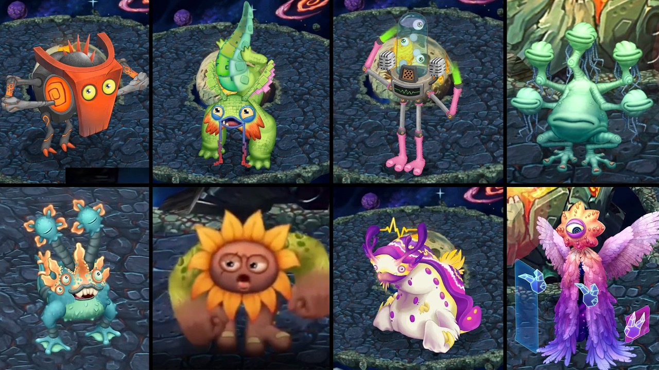 ALL Monster What If Was on Space Island | My Singing Monster
