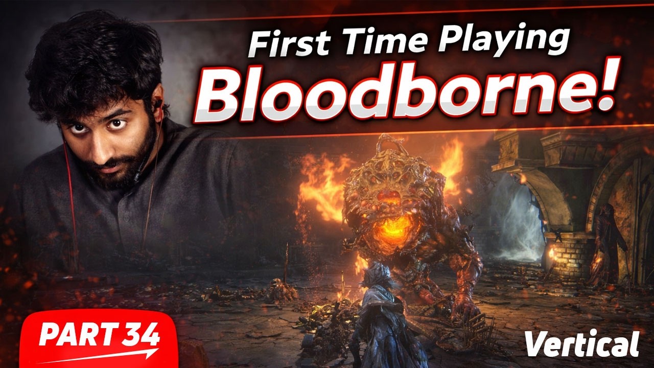 Live Bloodborne | 34th Part | Vertical | #fromsoftware #bloodborne #gaming #zidionfire