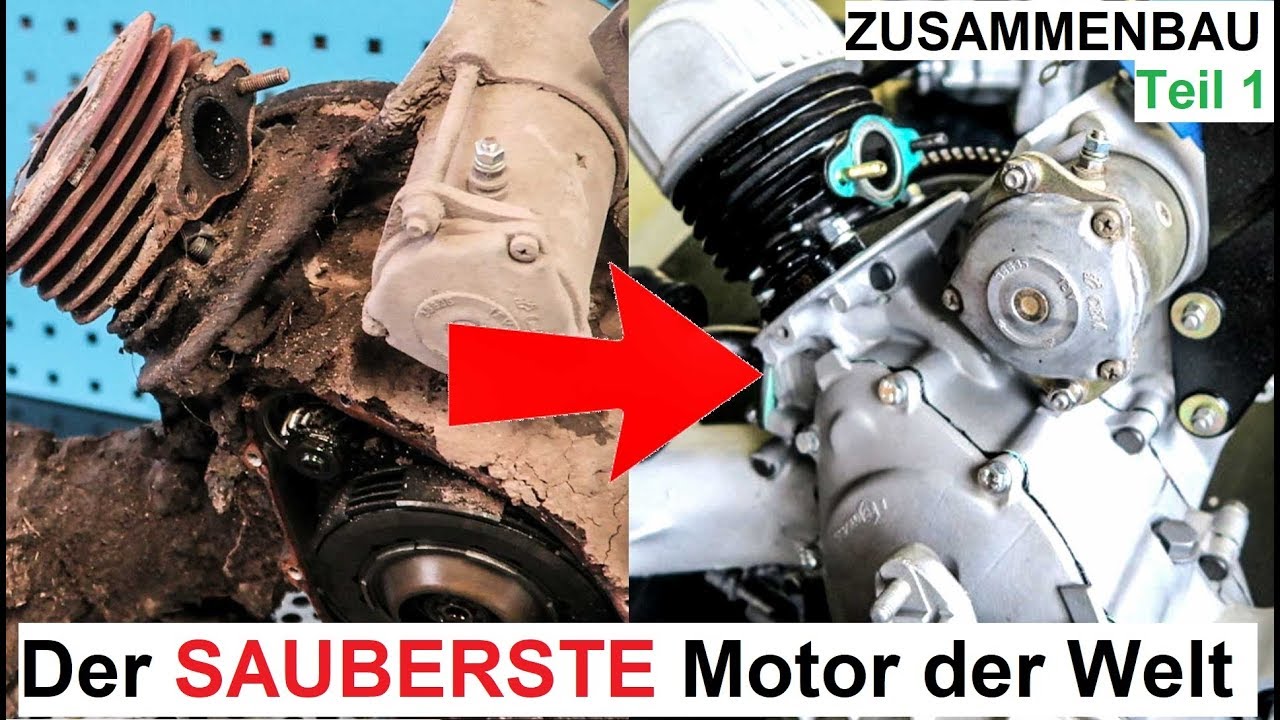 Der SAUBERSTE Motor der Welt - Zusammenbau Teil 1