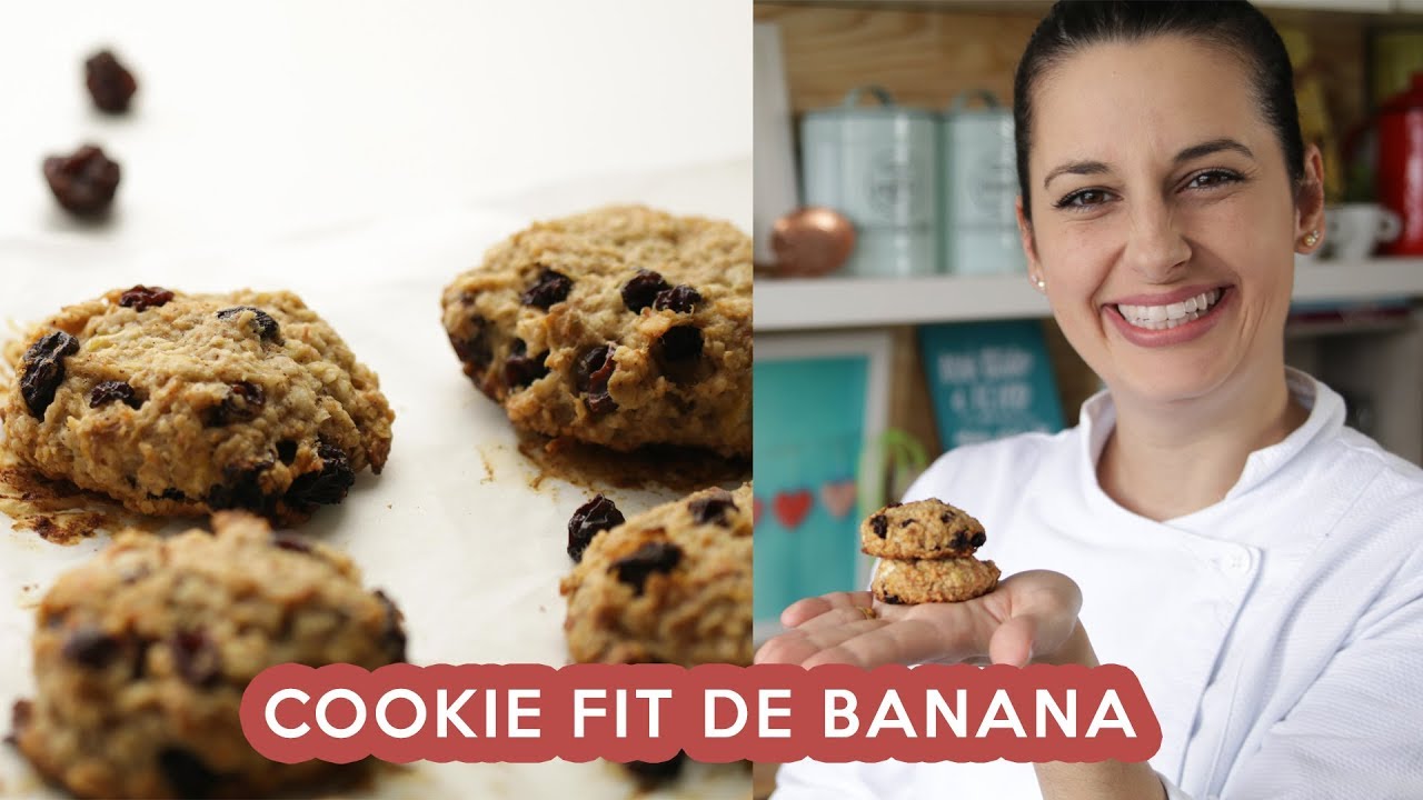 COMO FAZER COOKIE FIT DE BANANA S/ GL&Uacute;TEN | Fernanda Quatrocchi