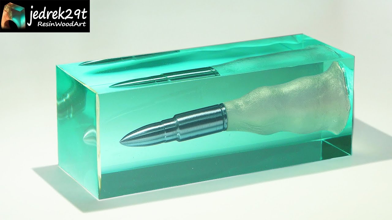 Bullet Underwater. DIY a Simple Way / RESIN ART