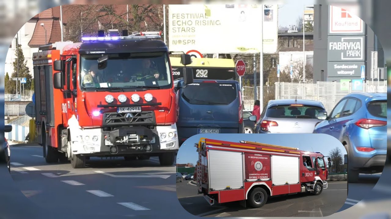 Alarmowo  302[S]21 - GBA 2,5/24 z Jednostki ratowniczo-gaśniczej nr2 w Katowicach-Piotrowicach