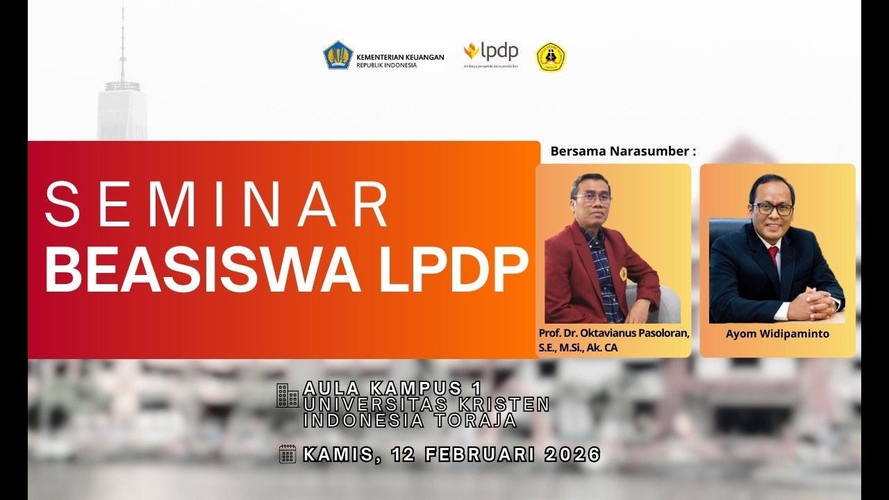 SEMINAR BEASISWA LPDP TAHAP 1 TAHUN 2026