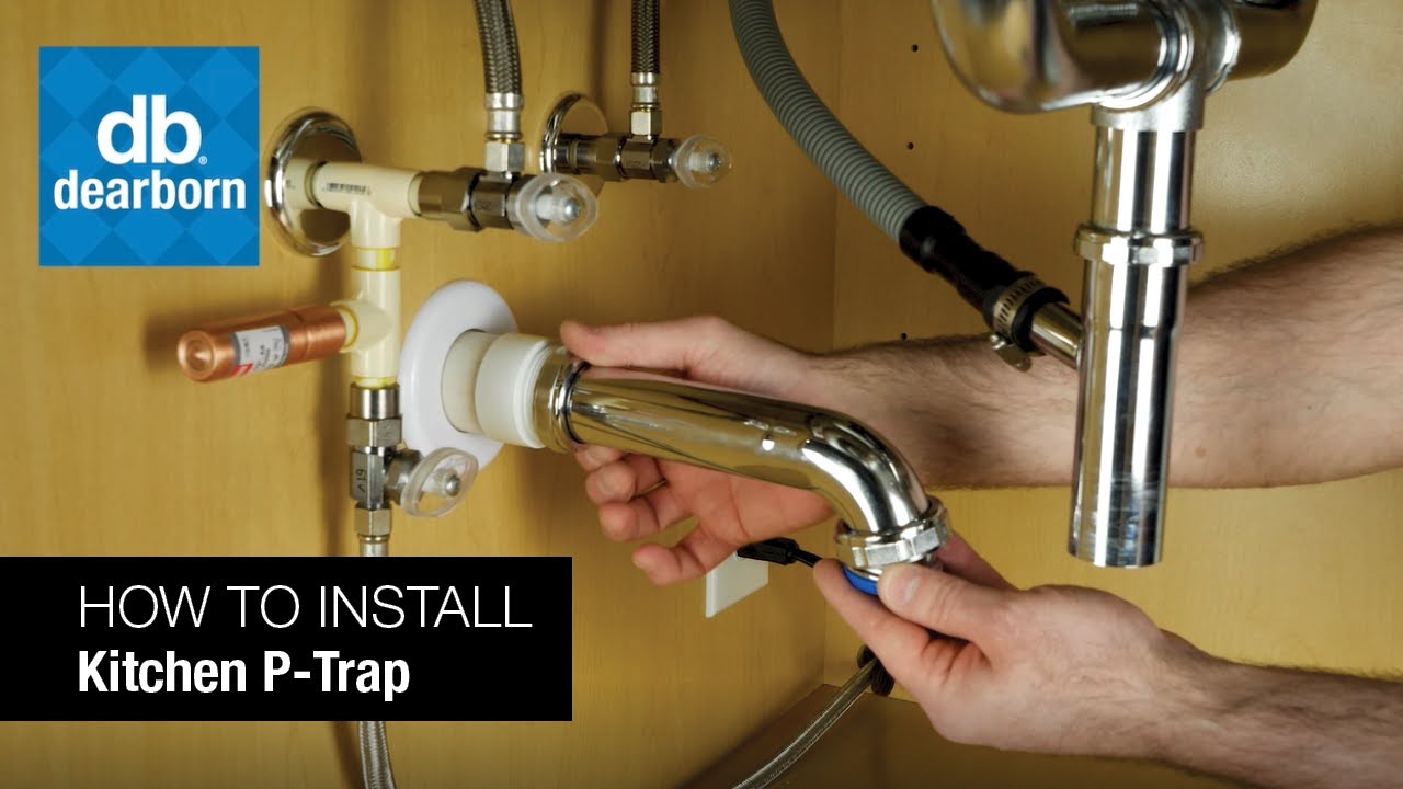 How to Install a Brass Kitchen P-Trap