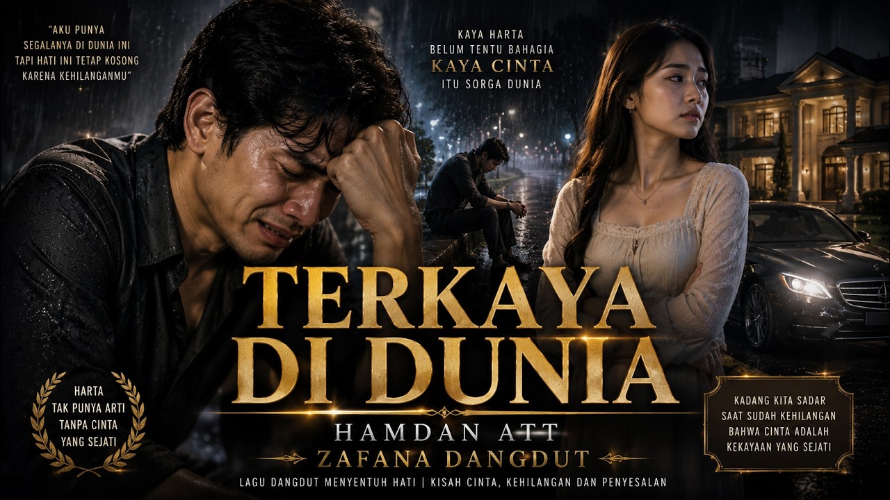 TERKAYA DI DUNIA 💔 | Cover Dangdut Sedih Terbaru | ZAFANA DANGDUT | Hamdan ATT