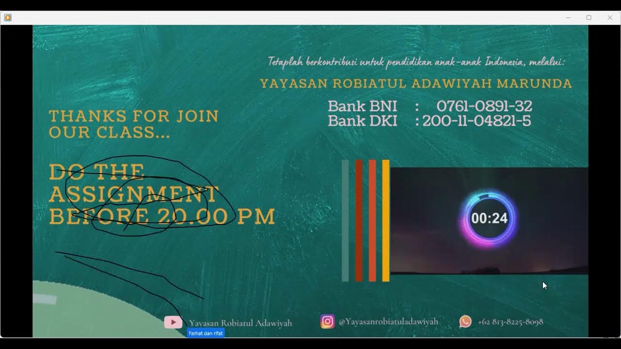 PEMBELAJARAN PAKET A&B IPA  ( TATA SURYA  )PKBM ROBIATUL ADAWIYAH TAHUN AJARAN 2025-2026
