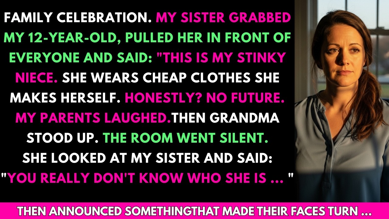 My Sister Introduced My 12 Year Old as a STINKY NIECE with Cheap Clothes..