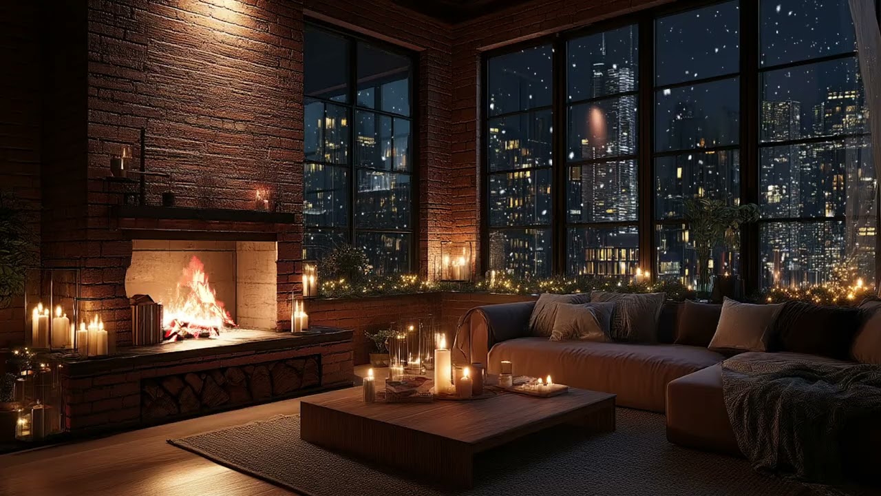 Soft Piano in a Room Where Only the Fire Is Listening 🎹🔥🕯️