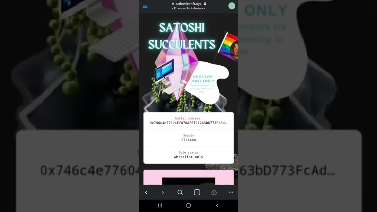 How To Mint a NFT on Ethereum x Metamask Mobile (Safe, Easy, Step by Step)
