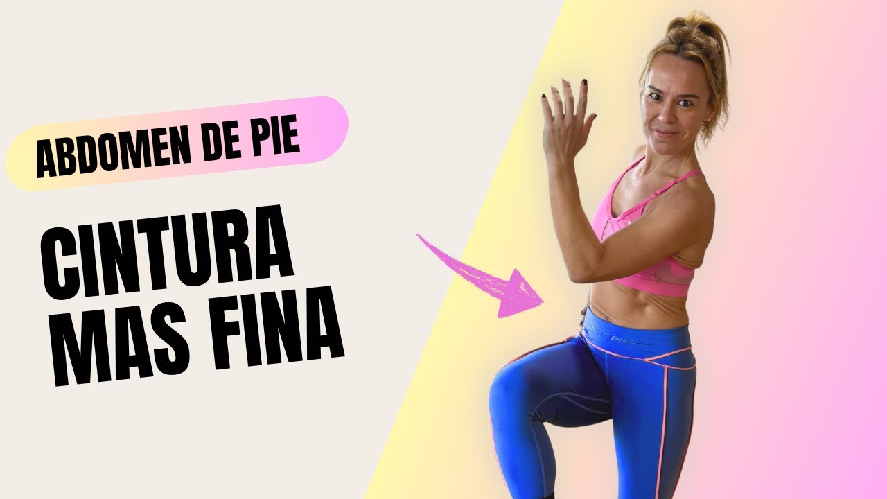 ABDOMINALES DE PIE para una CINTURA MÁS FINA I En Casa