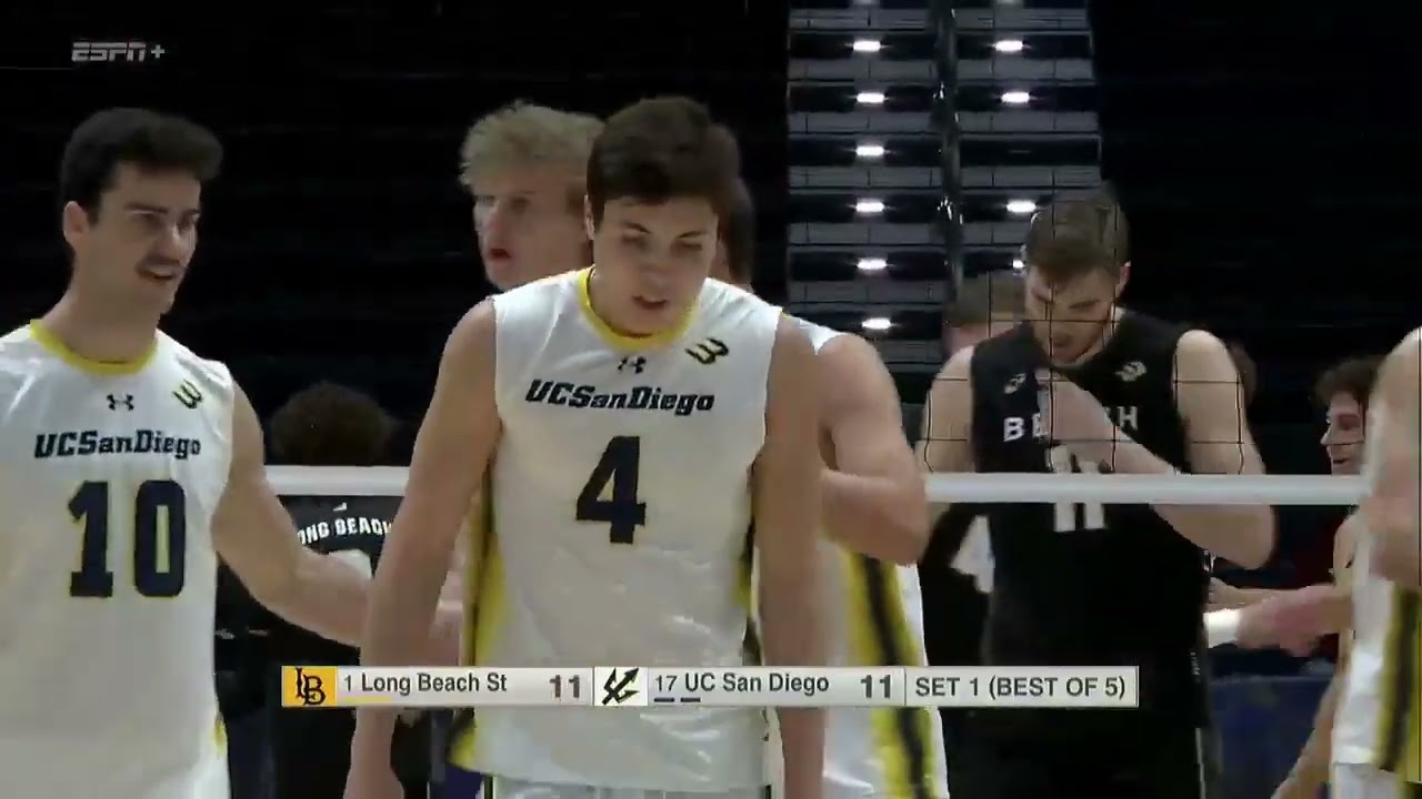 #1 Long Beach State vs #17 UC San Diego | College Men Volleyball 03/30/2024