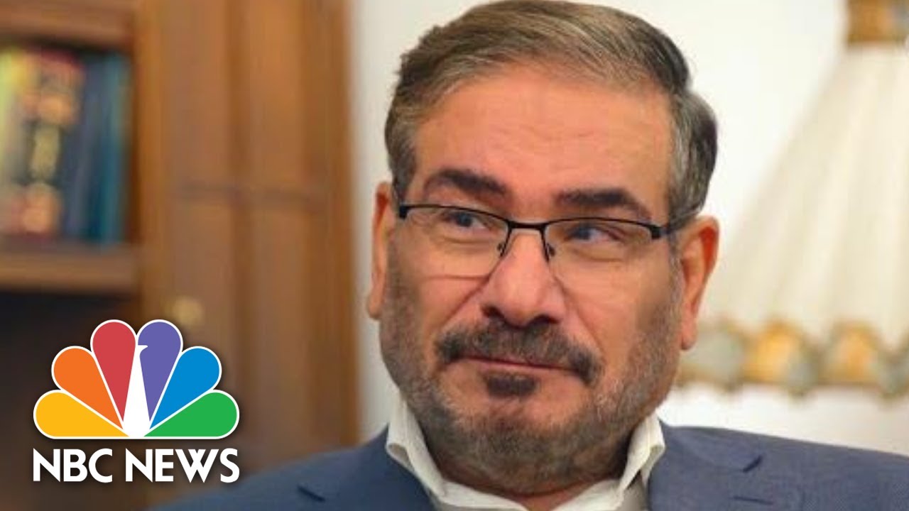 Ali Shamkani To NBC News: The Cost Of War ‘Would Be Bigger Than The Benefits’ | NBC News