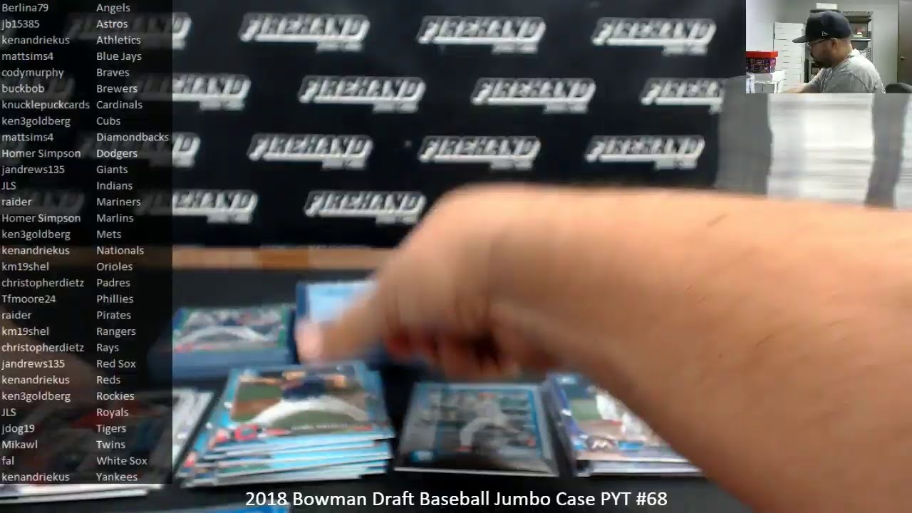 Firehand Cards Live Streaming Group Break Card Show !