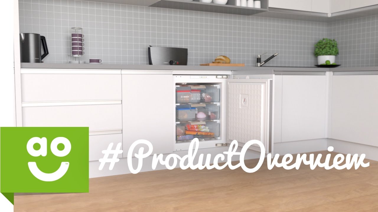 Bosch Integrated Undercounter Freezer GUD15A50GB Product Overview | ao.com