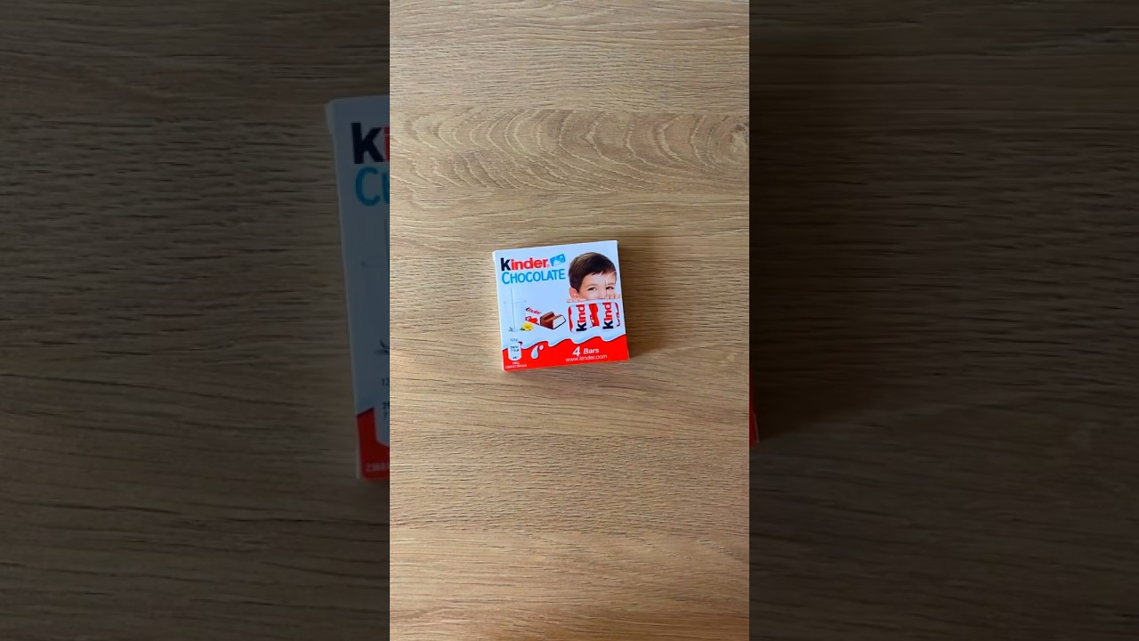 Kinder chocolate measuring real weight #kinder #kinderchocolate #chocolate #scale #funny #video