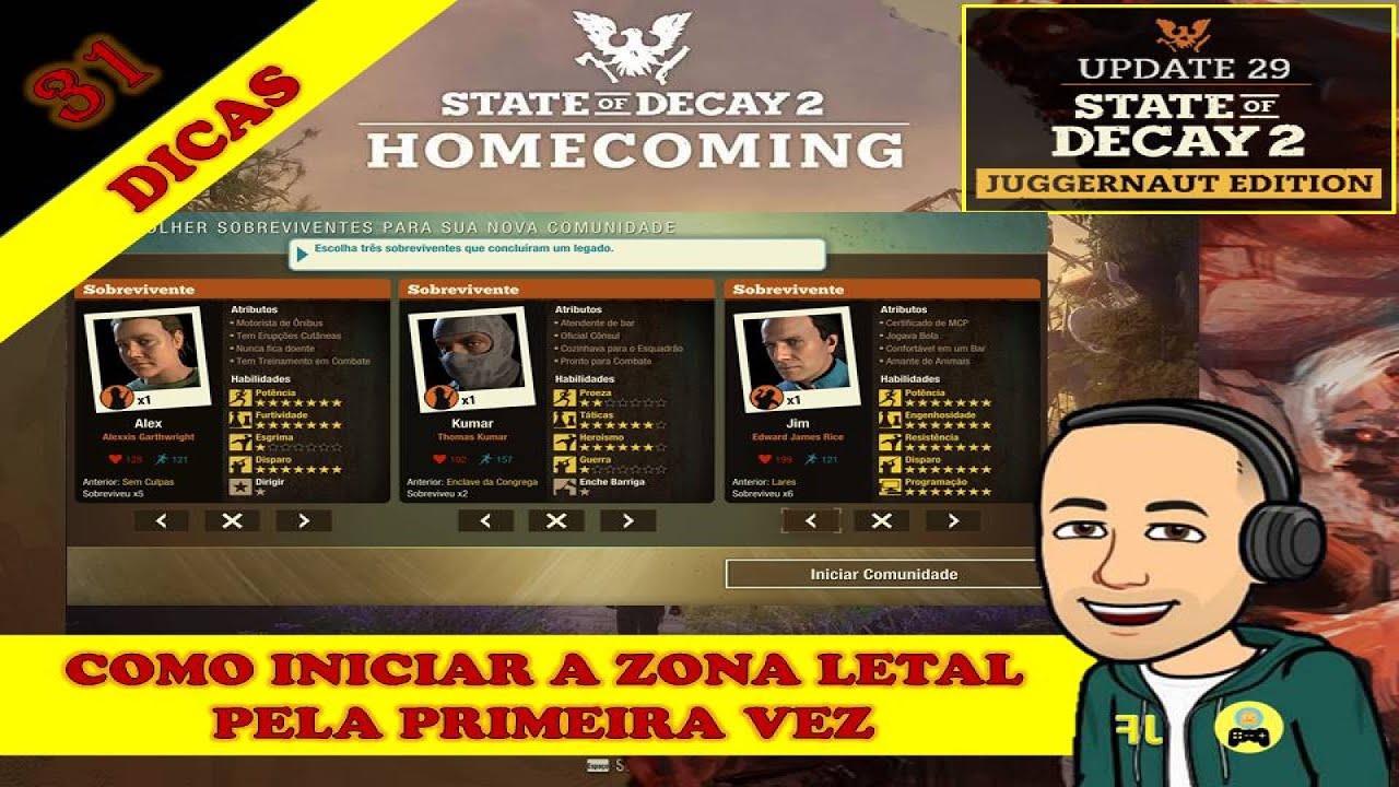 State of Decay 2 - Como iniciar a Zona Letal pela primeira vez - Dica 31