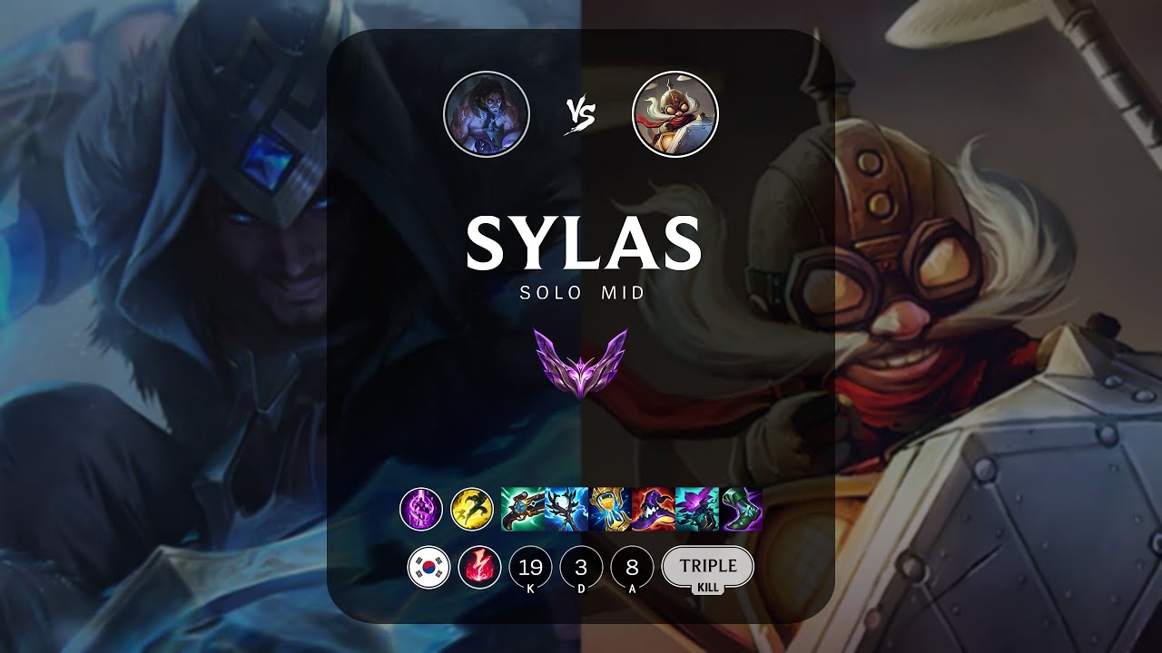 Sylas Mid vs Corki - KR Master Patch 14.2