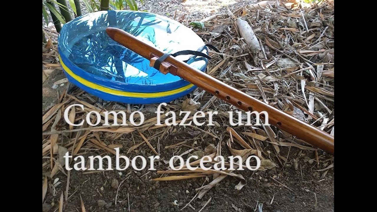 Como fazer um tambor oceano com chapas de raio X