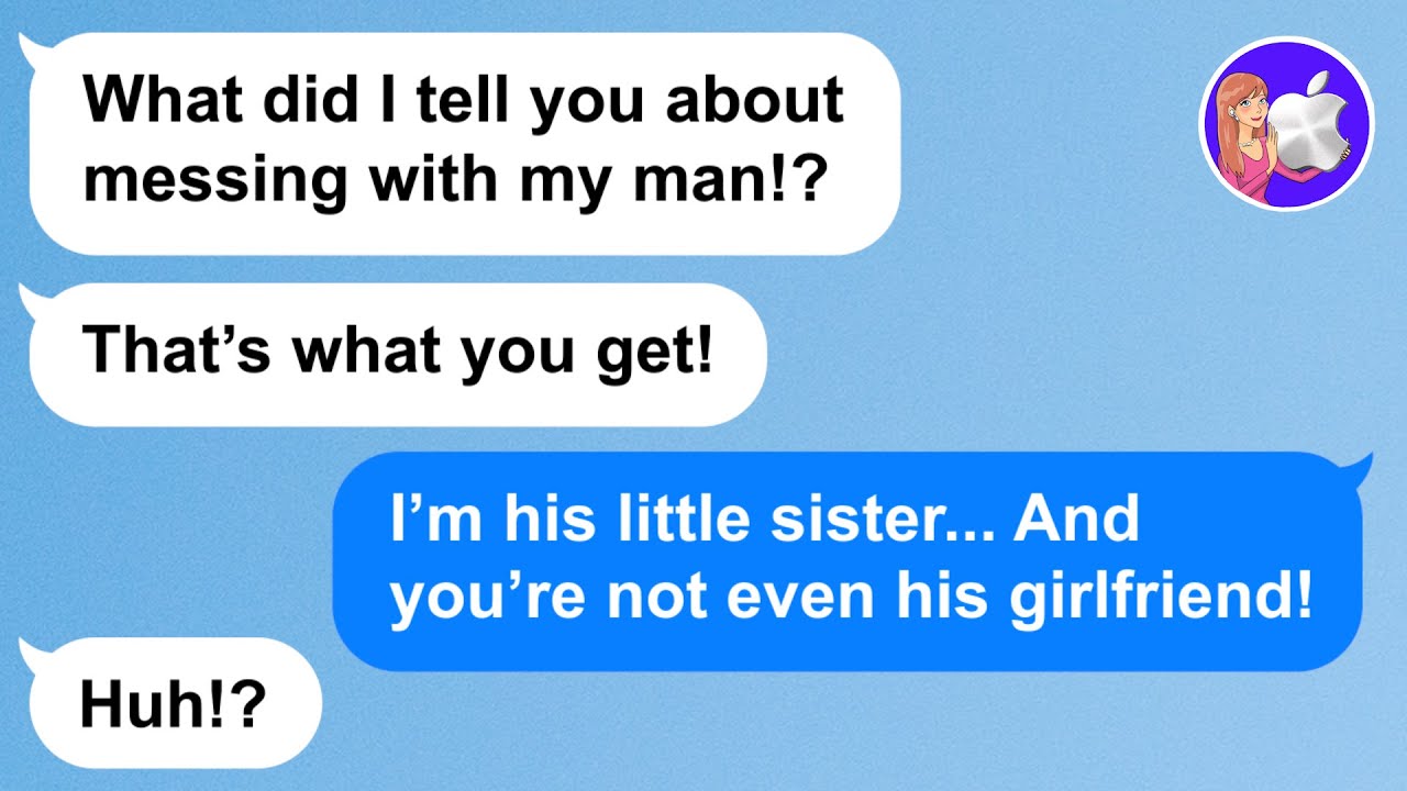 【Apple】Some strange woman is accusing me of messing with her man... but who is she talking about??