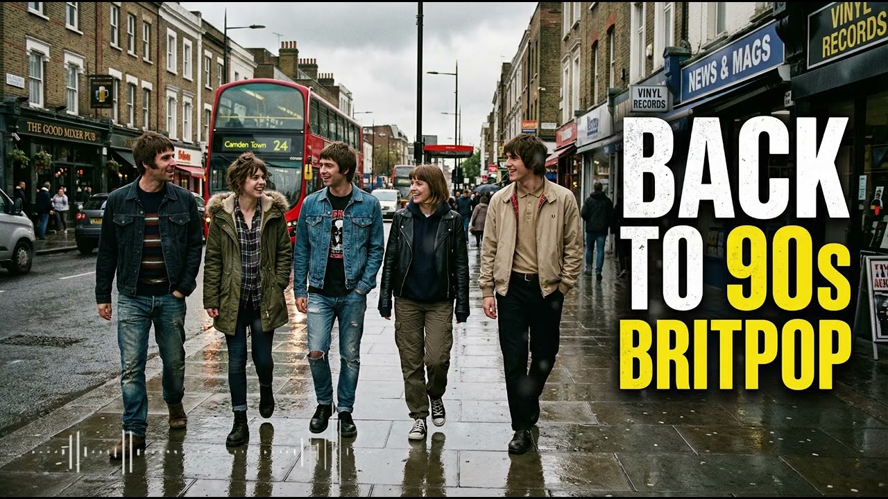 Britpop Nostalgia – 90s British Indie Rock for Study, Relax & Chill