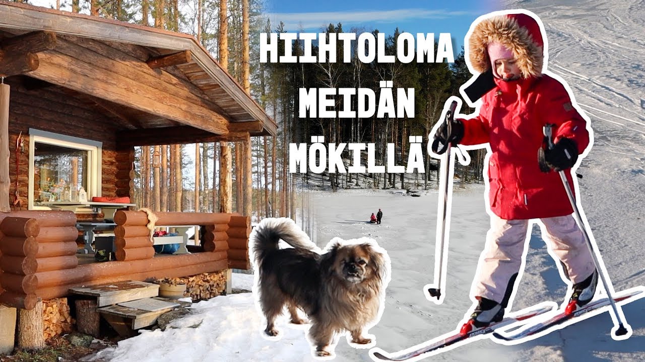 MÖKKI MY WEEK - HIIHTOLOMA ILMAN SÄHKÖÄ JA VETTÄ I Perhevlogi