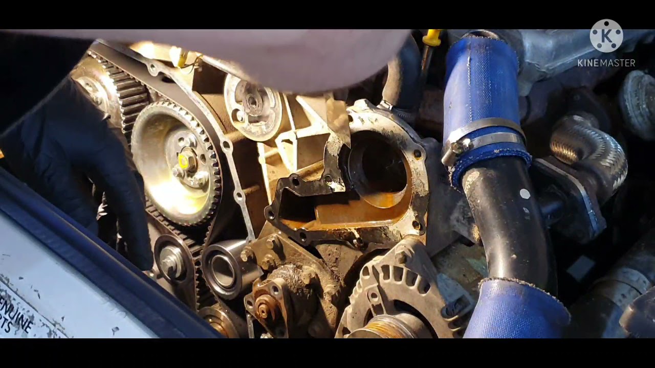 Land Rover Discovery Defender 300TDI bomba de agua - coolant water pump replacement - DIY