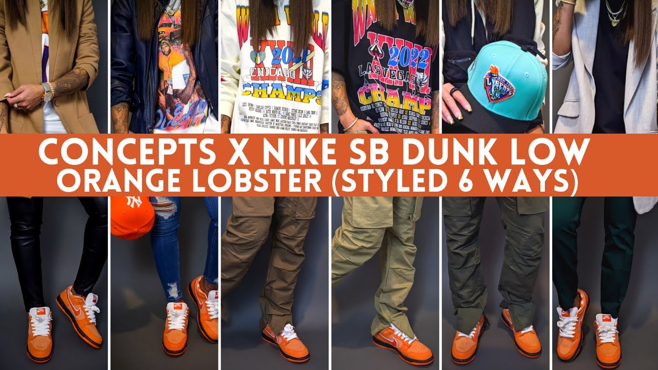 Nike SB Dunk Low Orange Lobster (Concepts) | How I Style 6 Ways + Iconic Storytelling for 10+ Years