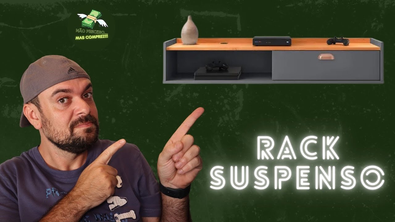 RACK SUSPENSO DE TV - BOM, BONITO E BARATO!