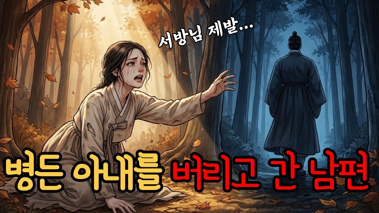 병든 아내를 버리고 간 남편 | 야담 민담 전설 설화 옛날이야기 수면동화 사연