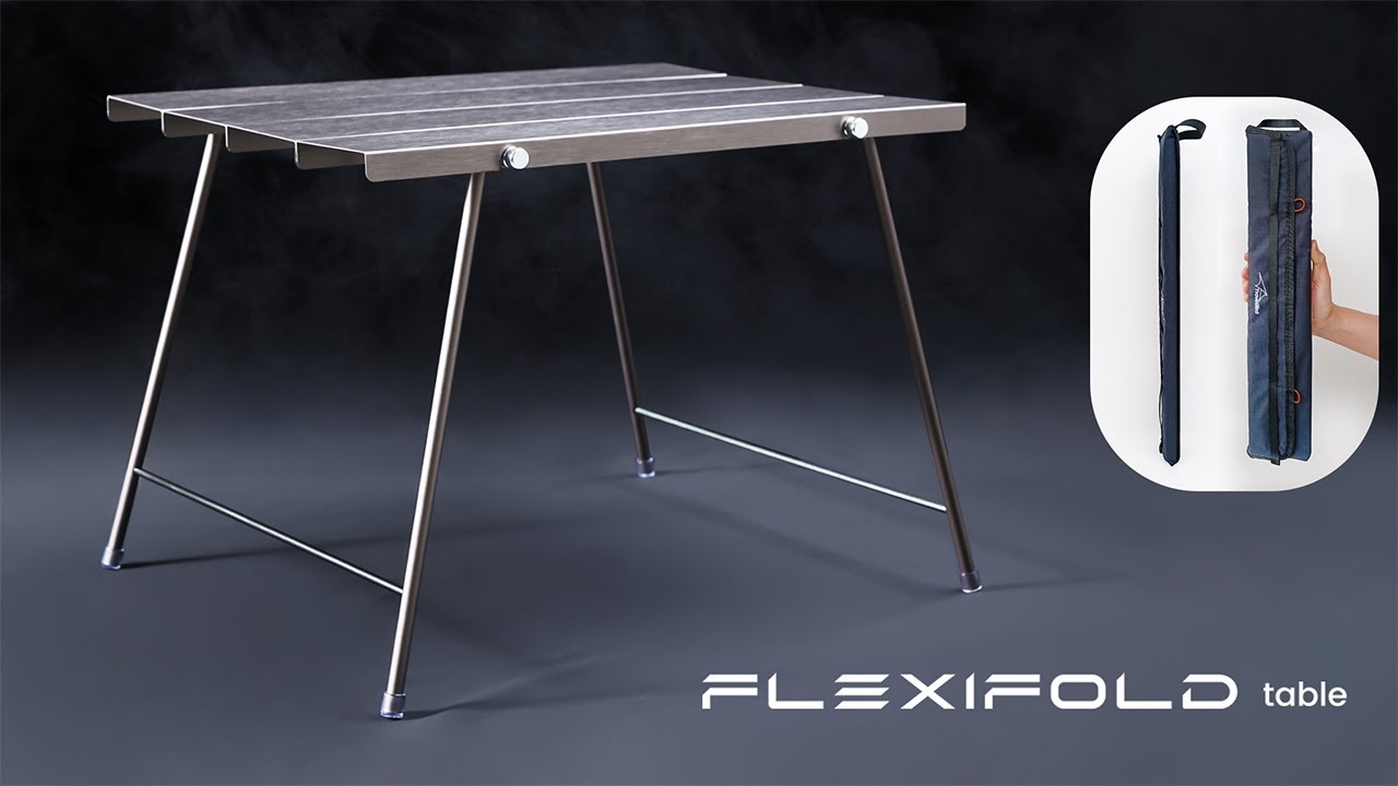Flexifold Table: Go Further With Lighter Gear
