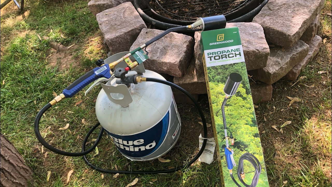 Review of the Harbor Freight Greenwood Propane Torch With Push Button Igniter (hot roofing etc..)