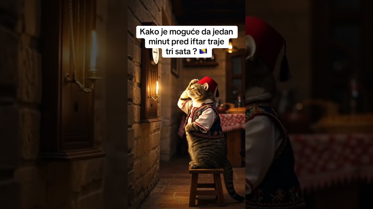 Bosanski feslija čeka iftar