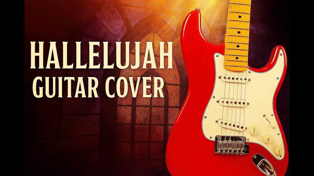 🙏 Leonard Cohen – Hallelujah | Singing Guitar Cover on Red Strat 🎸