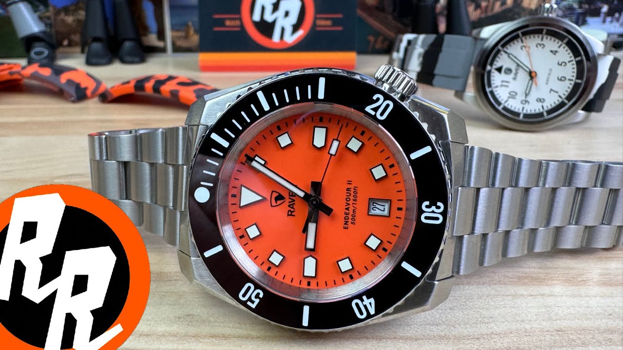 Raven Endeavor II Orange Dial